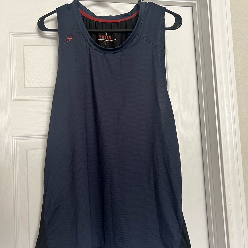 Rhone Dark Blue Athletic Tank